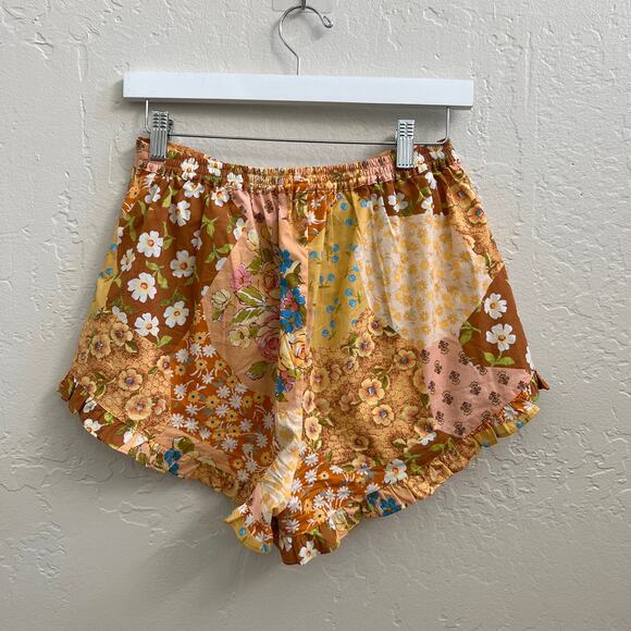 Spell & The Gypsy $288 Freda Shirred Blouse + Patchwork Shorts Set - Picture 11 of 12